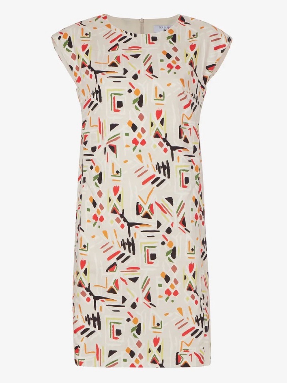 M.M. LaFleur Maaza Dress Airy Cotton Rhythm Print Size 8
